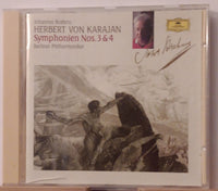 Brahms: Symphonies Nos. 3 & 4 by Berlin Philharmonic Orchestra/Herbert Von Karajan (CD, 1991)