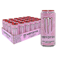 Monster Energy Drink Ultra Strawberry Dreams Zero Sugar 12x500ml PM £1.55