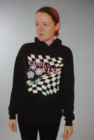Primark 13Yrs Kids Hoodie Cool to be Kind Black Pink