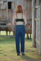 Woman’s Denim Jeans ASOS Design Blue W28 L30 Solid Pattern