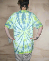 Unisex T-shirt Gildan Multicolour X-Large Tie-Dye Pattern Grey