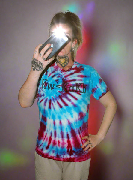 Unisex T-shirt Generic Multicouered Small Tie-Dye Pattern