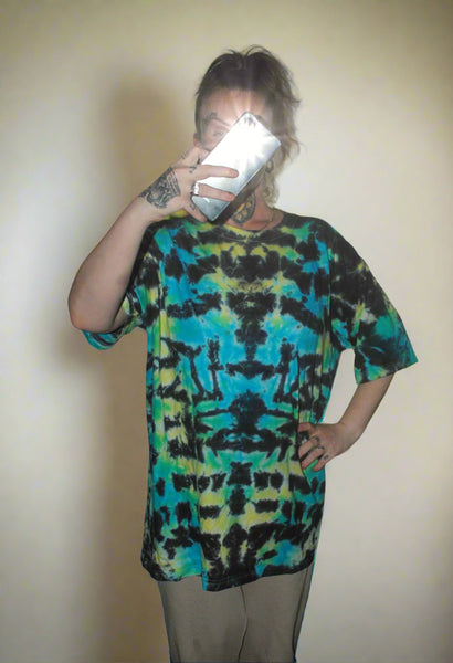 Unisex T-shirt Kirkland Multicouered X-Large Tie-Dye Pattern