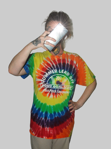 Unisex T-shirt Generic Multicouered Medium Tie-Dye Pattern