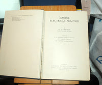 Marine - Electrical Practice by G. O. Watson c1962 Hb