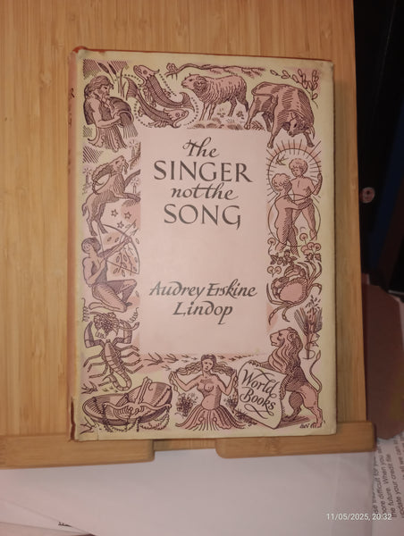 The Singer Not the Song c1953 byAudrey Erskine Lindop Hb DJ