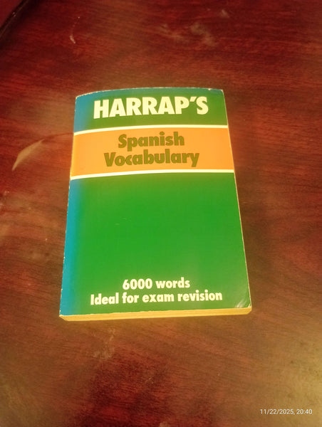 Harrap's Spanish Vocabulary book Pb Aurora Luelmo