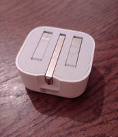 Universal White Folding 240V to USB Charging Plug (Copy)