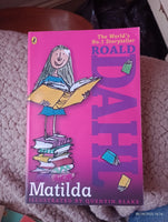 The book Matilda by Roald Dahl, illustrated by Quentin Blake